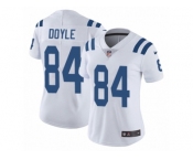 Women's Nike Indianapolis Colts #84 Jack Doyle Vapor Untouchable Limited White NFL Jersey