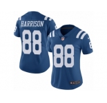Women's Nike Indianapolis Colts #88 Marvin Harrison Limited Royal Blue Rush NFL Jersey