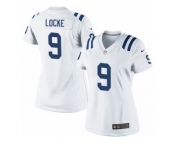 Women's Nike Indianapolis Colts #9 Jeff Locke Limited White NFL Jersey