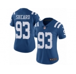 Women's Nike Indianapolis Colts #93 Jabaal Sheard Limited Royal Blue Rush NFL Jersey