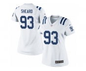 Women's Nike Indianapolis Colts #93 Jabaal Sheard Limited White NFL Jersey