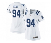 Women's Nike Indianapolis Colts #94 Zach Kerr Limited White NFL Jersey