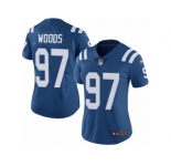 Women's Nike Indianapolis Colts #97 Al Woods Limited Royal Blue Team Color NFL Jersey