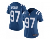 Women's Nike Indianapolis Colts #97 Al Woods Limited Royal Blue Team Color NFL Jersey