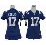 nike women nfl jerseys indianapolis colts #17 collie blue[nike]