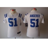 nike women nfl jerseys indianapolis colts #51 angerer white[nike limited]