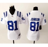 nike women nfl jerseys indianapolis colts #81 johnson white[nike]