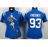 nike women nfl jerseys indianapolis colts #93 freeney blue[portrait fashion]
