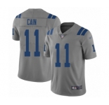 Youth Indianapolis Colts #11 Deon Cain Limited Gray Inverted Legend Football Jersey