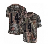 Youth Indianapolis Colts #14 Zach Pascal Limited Camo Rush Realtree Football Jersey