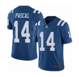 Youth Indianapolis Colts #14 Zach Pascal Limited Royal Blue Rush Vapor Untouchable Football Jersey