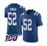 Youth Indianapolis Colts #52 Ben Banogu Royal Blue Team Color Vapor Untouchable Limited Player 100th Season Football Jersey