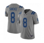 Youth Indianapolis Colts #8 Rigoberto Sanchez Limited Gray Inverted Legend Football Jersey