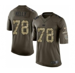 Youth Nike Colts #78 Ryan Kelly Green Stitched NFL Limited Salute to Service Jersey