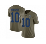 Youth Nike Indianapolis Colts #10 Donte Moncrief Limited Olive 2017 Salute to Service NFL Jersey