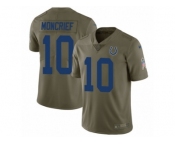 Youth Nike Indianapolis Colts #10 Donte Moncrief Limited Olive 2017 Salute to Service NFL Jersey