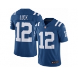 Youth Nike Indianapolis Colts #12 Andrew Luck Limited Royal Blue Rush NFL Jersey