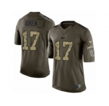 Youth Nike Indianapolis Colts #17 Kamar Aiken Limited Green Salute to Service NFL Jersey
