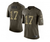 Youth Nike Indianapolis Colts #17 Kamar Aiken Limited Green Salute to Service NFL Jersey