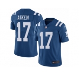 Youth Nike Indianapolis Colts #17 Kamar Aiken Limited Royal Blue Rush Vapor Untouchable NFL Jersey