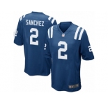 Youth Nike Indianapolis Colts #2 Rigoberto Sanchez Game Royal Blue Team Color NFL Jersey