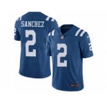 Youth Nike Indianapolis Colts #2 Rigoberto Sanchez Limited Royal Blue Rush Vapor Untouchable NFL Jersey
