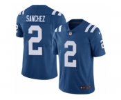 Youth Nike Indianapolis Colts #2 Rigoberto Sanchez Royal Blue Team Color Vapor Untouchable Limited Player NFL Jersey