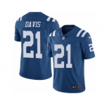 Youth Nike Indianapolis Colts #21 Vontae Davis Limited Royal Blue Rush NFL Jersey