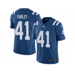 Youth Nike Indianapolis Colts #41 Matthias Farley Royal Blue Team Color Vapor Untouchable Limited Player NFL Jersey