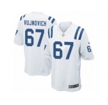Youth Nike Indianapolis Colts #67 Jeremy Vujnovich Game White NFL Jersey