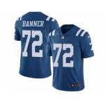 Youth Nike Indianapolis Colts #72 Zach Banner Limited Royal Blue Rush NFL Jersey