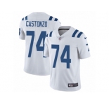 Youth Nike Indianapolis Colts #74 Anthony Castonzo Vapor Untouchable Limited White NFL Jersey