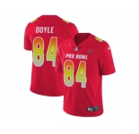 Youth Nike Indianapolis Colts #84 Jack Doyle Red Stitched NFL Limited AFC 2018 Pro Bowl Jersey