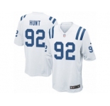 Youth Nike Indianapolis Colts #92 Margus Hunt Game White NFL Jersey