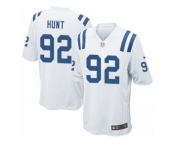 Youth Nike Indianapolis Colts #92 Margus Hunt Game White NFL Jersey