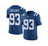 Youth Nike Indianapolis Colts #93 Jabaal Sheard Limited Royal Blue Rush NFL Jersey