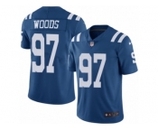 Youth Nike Indianapolis Colts #97 Al Woods Limited Royal Blue Rush NFL Jersey
