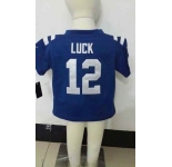 nike kids nfl jerseys indianapolis colts #12 luck blue[nike]