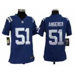 nike youth nfl jerseys indianapolis colts #51 angerer blue[nike]