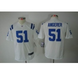 nike youth nfl jerseys indianapolis colts #51 angerer white[nike limited]
