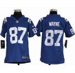 nike youth nfl jerseys indianapolis colts #87 wayne blue[nike]