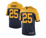 Men Nike Green Bay Packers #25 Marwin Evans Game Navy Blue Alternate NFL Jersey