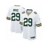 Men Nike Green Bay Packers #29 Kentrell Brice Game White NFL Jersey