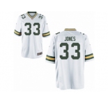 Men Nike Green Bay Packers #33 Aron Jones Game White NFL Jersey