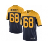 Men Nike Green Bay Packers #68 Kyle Murphy Game Navy Blue Alternate NFL Jersey