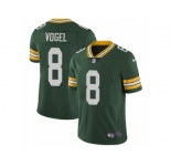 Men Nike Green Bay Packers #8 Justin Vogel Green Team Color Vapor Untouchable Limited Player NFL Jersey