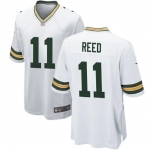 Men's Green Bay Packers #11 Reed Game White Football Jersey