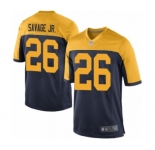 Men's Green Bay Packers #26 Darnell Savage Jr. Game Navy Blue Alternate Football Jersey