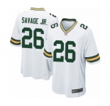 Men's Green Bay Packers #26 Darnell Savage Jr. Game White Football Jersey
