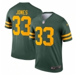 Men's Green Bay Packers #33 Aaron Jones Nike Green Alternate Legend Player Jersey